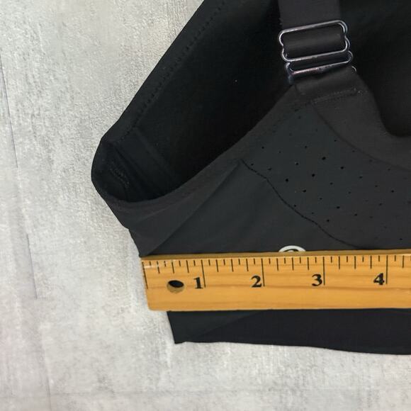 Lululemon Sports Bra 36E Run Times High Support Black Soft Cups Sweat Wicking - Picture 10 of 13